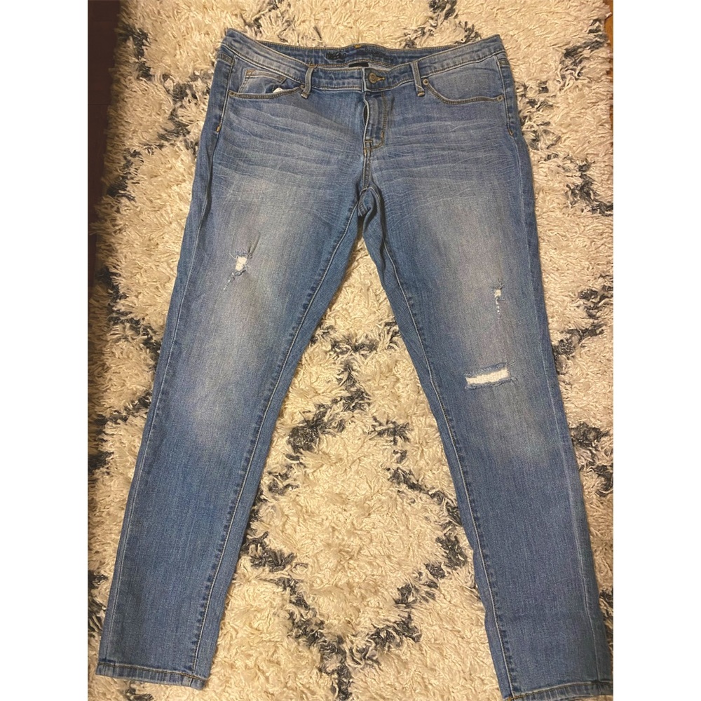 LOW RISE light washed denim for sale!